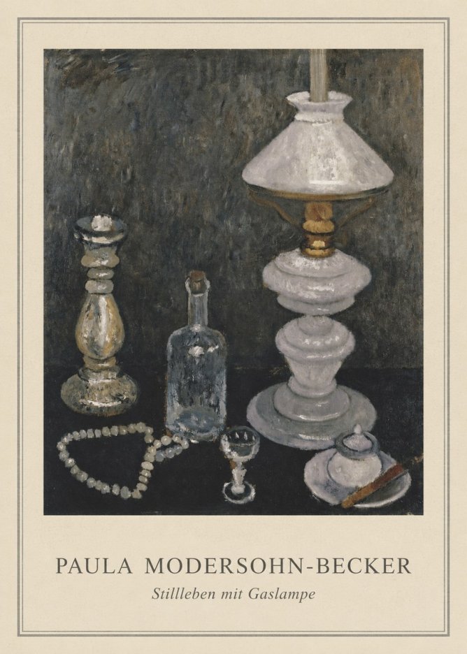 Paula Modersohn-Becker Stillleben Mit Gaslampe No4 - Plakát