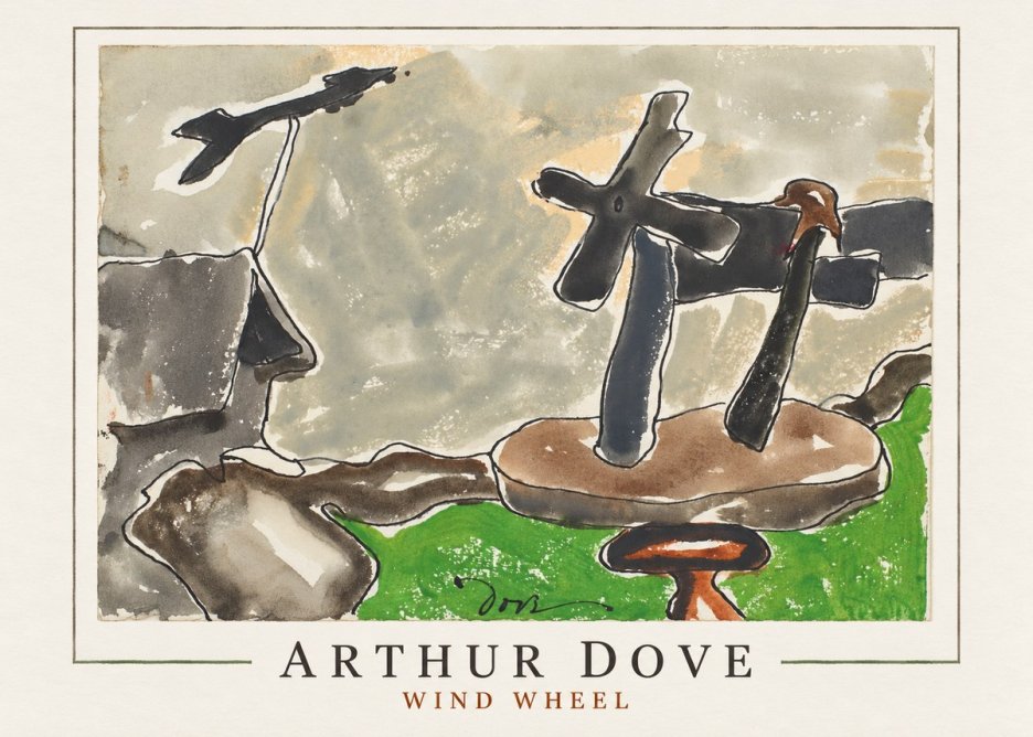 Arthur Dove Wind Wheel No1 - Plakát