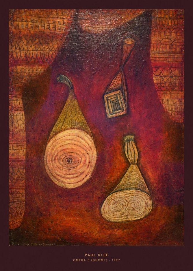 Paul Klee Omega 5 (Dummy) No5 - Plakát