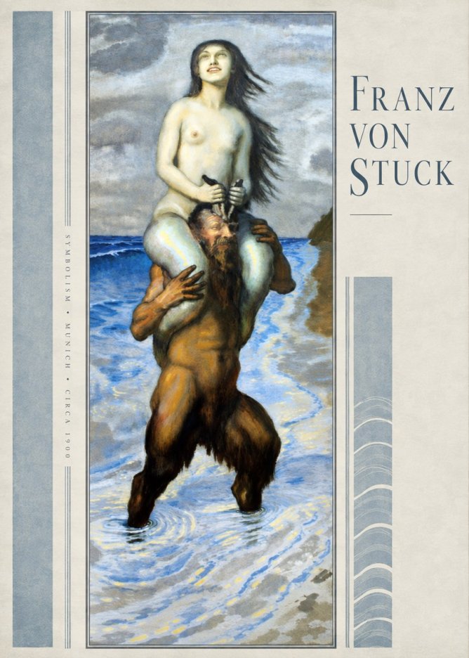 Franz von Stuck The Birth of Venus No5 - Plakát