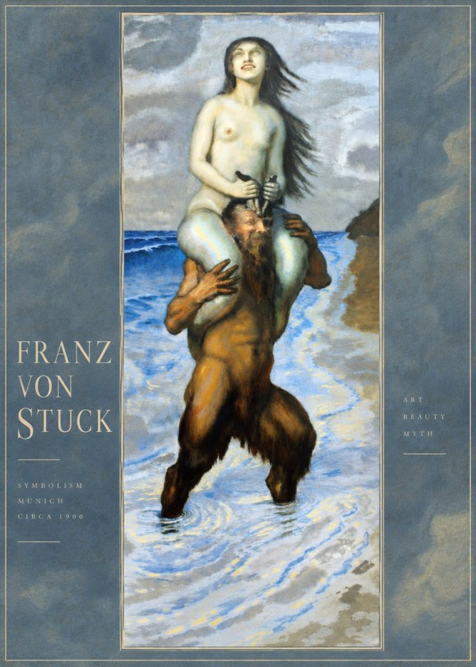 Franz von Stuck The Birth of Venus No6 - Plakát