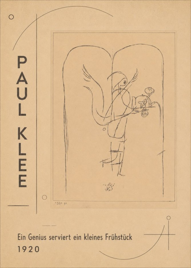 Paul Klee Ein Genius Serviert Ein Kleines Frühstück No2 - Plakát