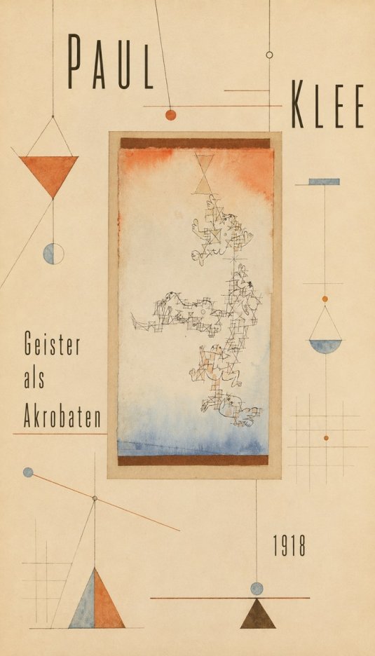 Paul Klee Geister Als Akrobaten No6 - Plakát