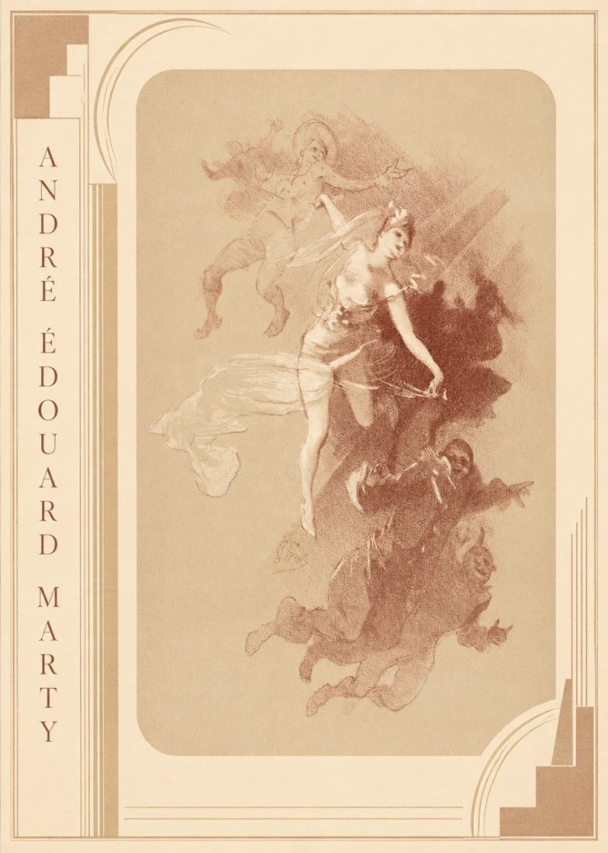 André Édouard Marty The Dance No3 - Plakát