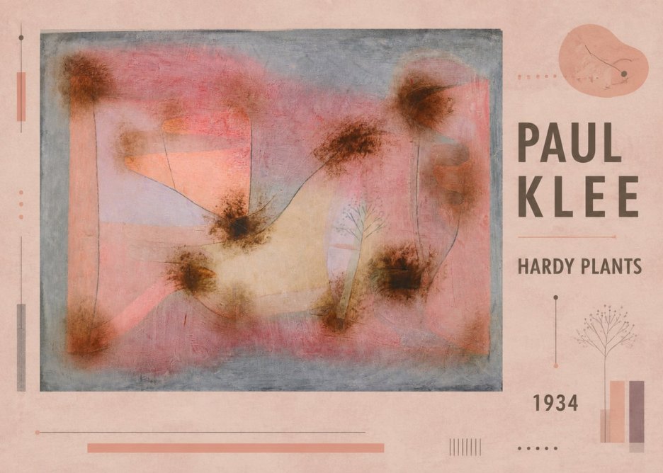 Paul Klee Hardy Plants II No3 - Plakát
