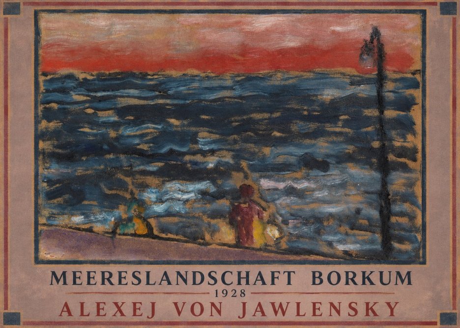 Alexej von Jawlensky Meereslandschaft Borkum No1 - Plakát
