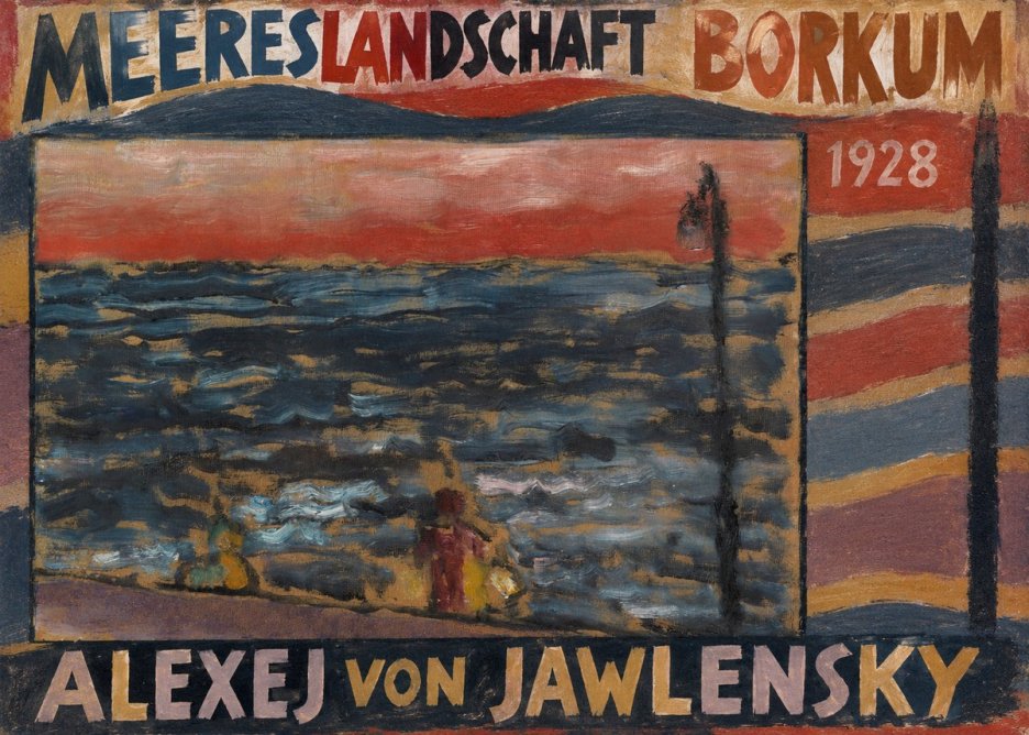 Alexej von Jawlensky Meereslandschaft Borkum No2 - Plakát