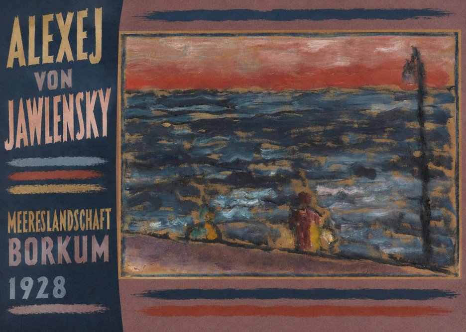 Alexej von Jawlensky Meereslandschaft Borkum No3 - Plakát