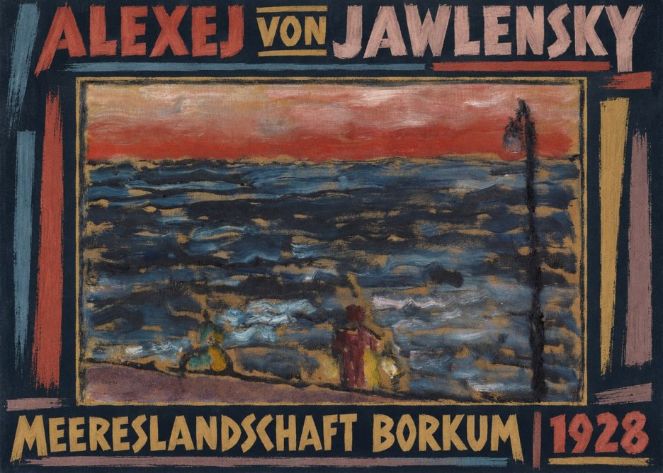 Alexej von Jawlensky Meereslandschaft Borkum No5 - Plakát