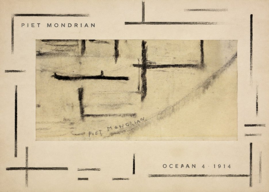 Piet Mondrian Ocean 4 No2 - Plakát