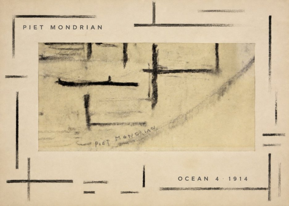 Piet Mondrian Ocean 4 No3 - Plakát
