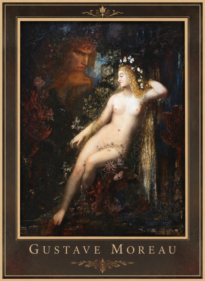 Gustave Moreau Hélène No1 - Plakát