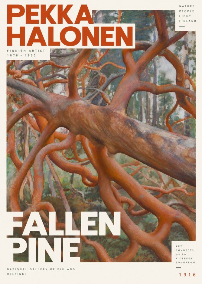 Pekka Halonen Fallen Pine No6 - Plakát