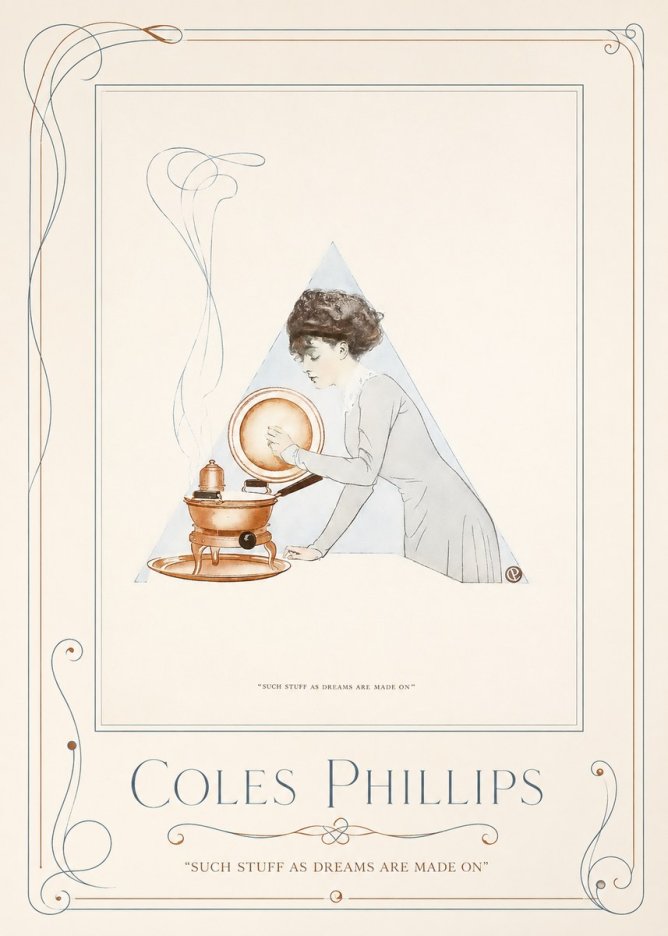 Coles Phillips Such Stuff as Dreams Are Made On No1 - Plakát
