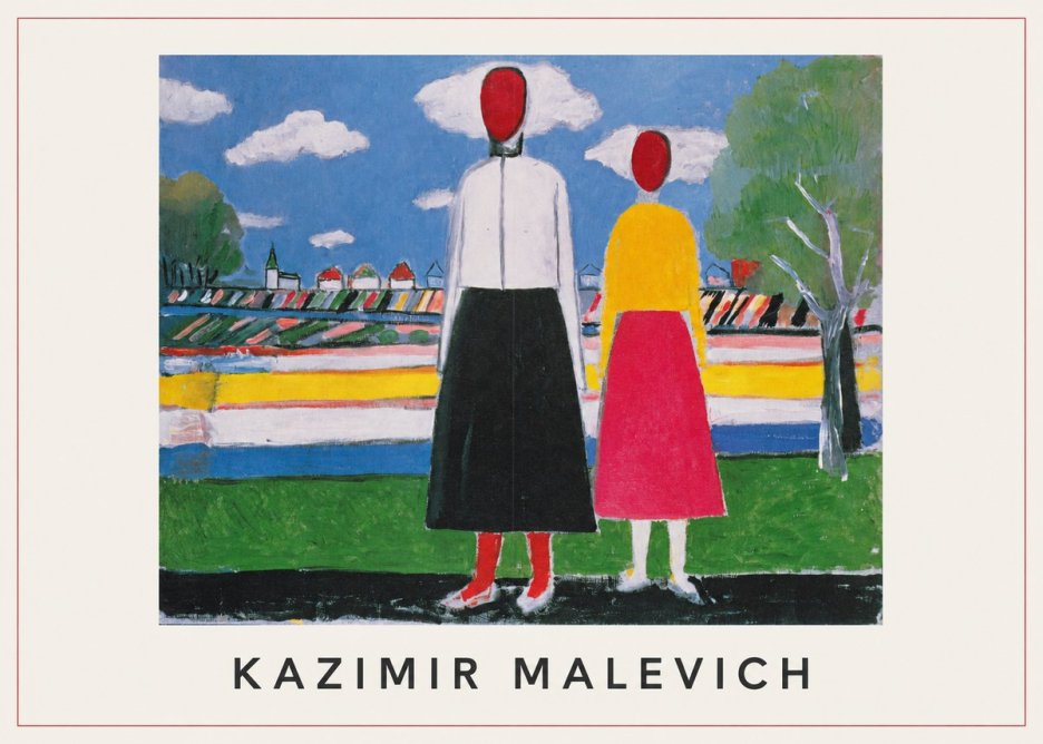 Kazimir Malevich Two Figures No1 - Plakát