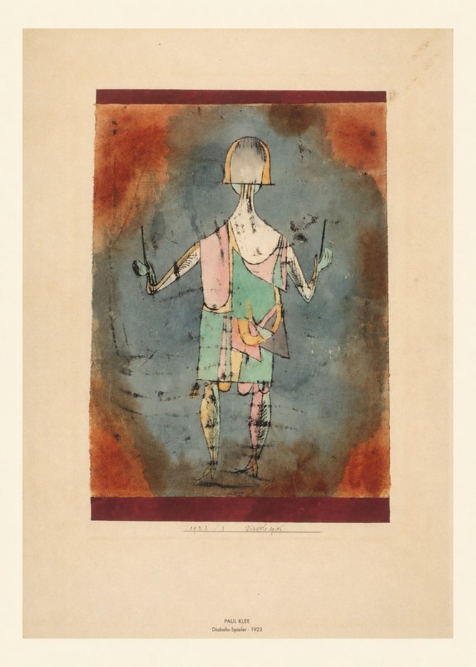 Paul Klee Diabolo-spieler No6 - Plakát