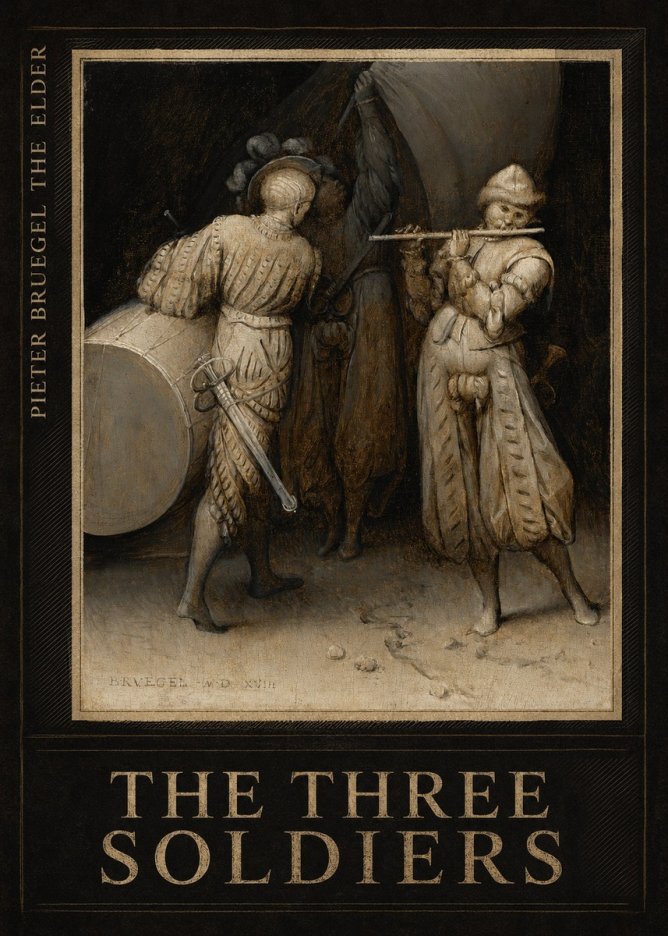 Pieter Bruegel The Three Soldiers No6 - Plakát