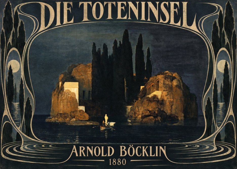 Arnold Böcklin Die Toteninsel VI No6 - Plakát