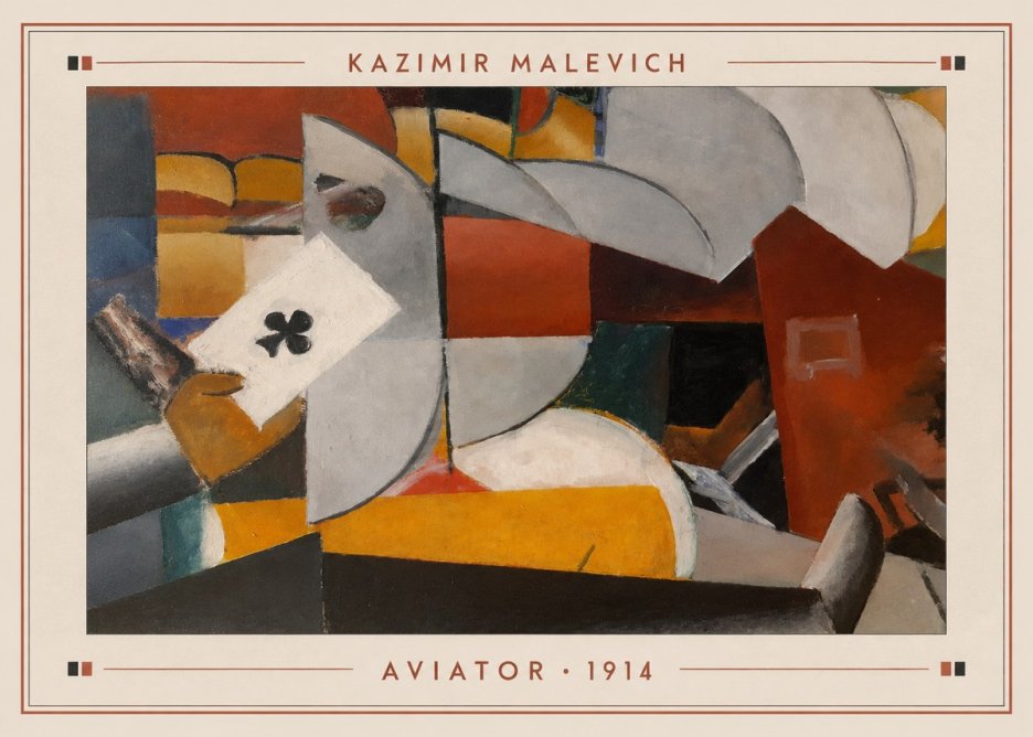 Kazimir Malevich Aviator No3 - Plakát