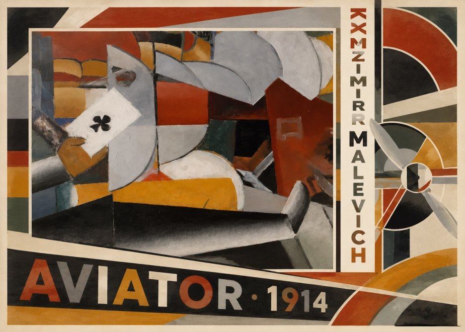 Kazimir Malevich Aviator No4 - Plakát