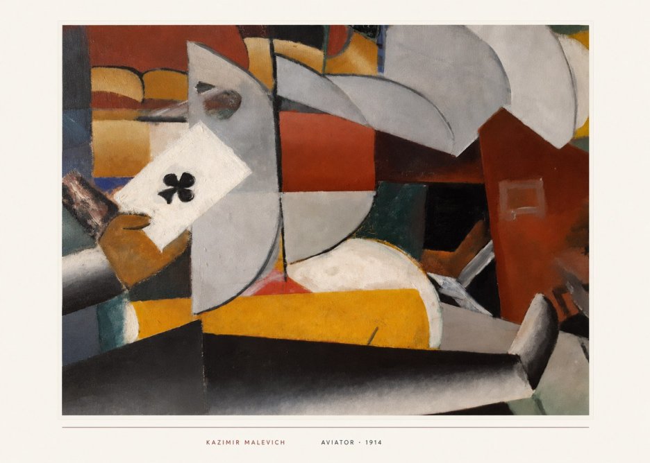 Kazimir Malevich Aviator No6 - Plakát