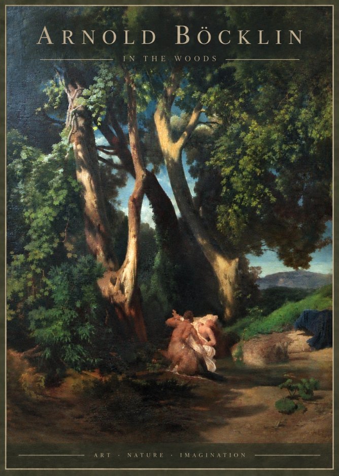 Arnold Böcklin In the Woods No6 - Plakát