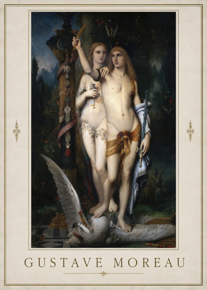 Gustave Moreau The Chimeras No1 - Plakát