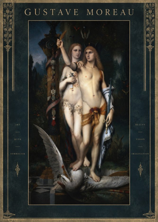 Gustave Moreau The Chimeras No5 - Plakát