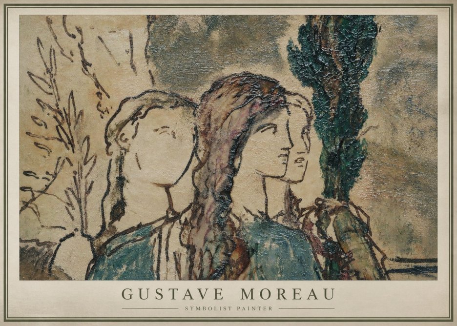 Gustave Moreau Untitled II No1 - Plakát