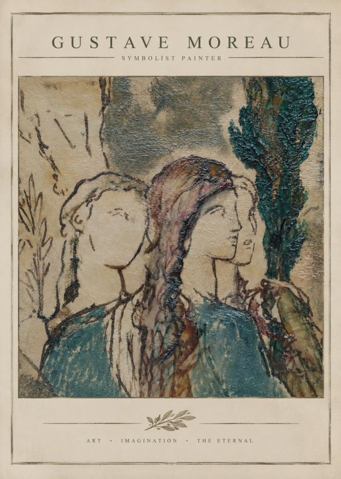 Gustave Moreau Untitled II No2 - Plakát