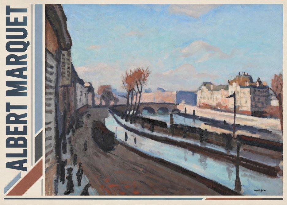 Albert Marquet Le Pont-neuf No2 - Plakát