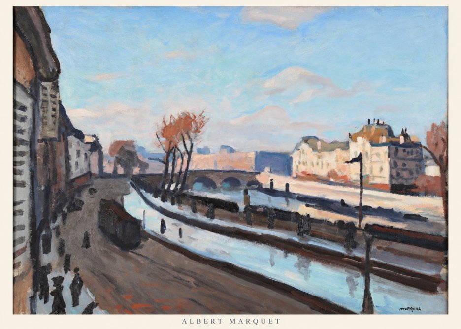 Albert Marquet Le Pont-neuf No6 - Plakát