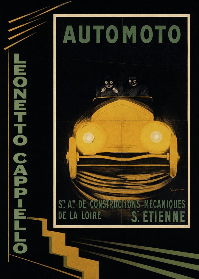 Leonetto Cappiello Automoto No2 - Plakát