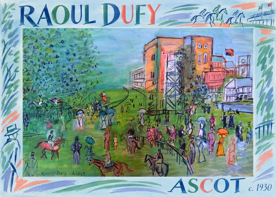 Raoul Dufy Ascot C. 1930 II No1 - Plakát