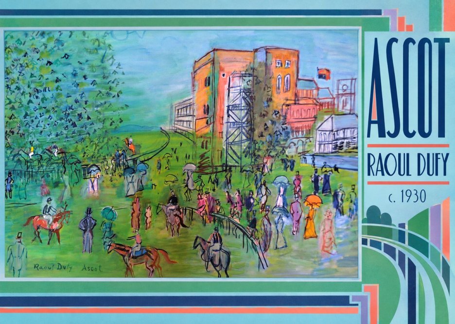 Raoul Dufy Ascot C. 1930 II No6 - Plakát