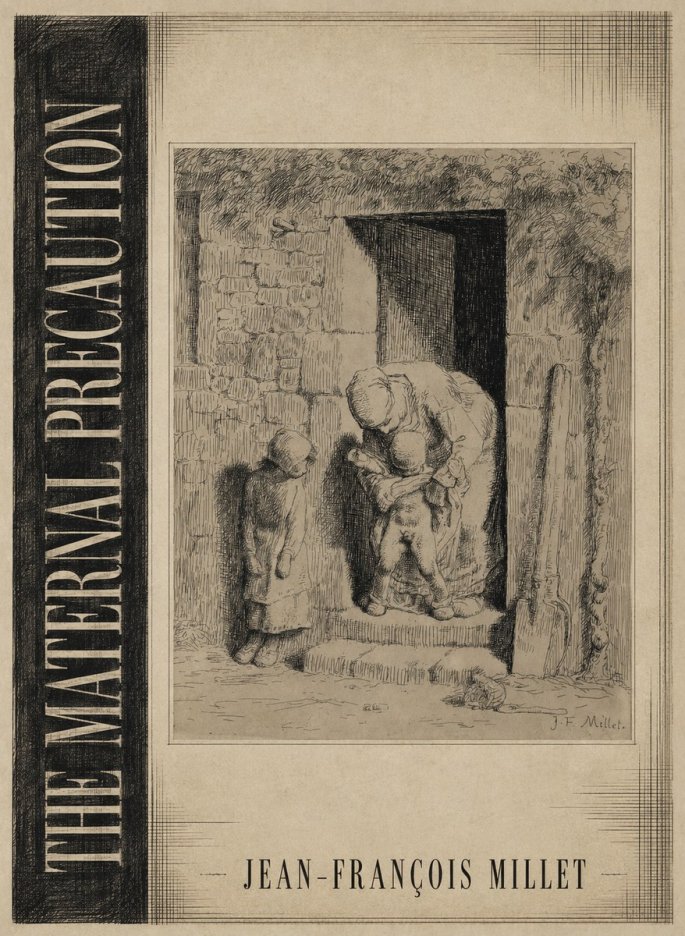 Jean-François Millet The Maternal Precaution No2 - Plakát