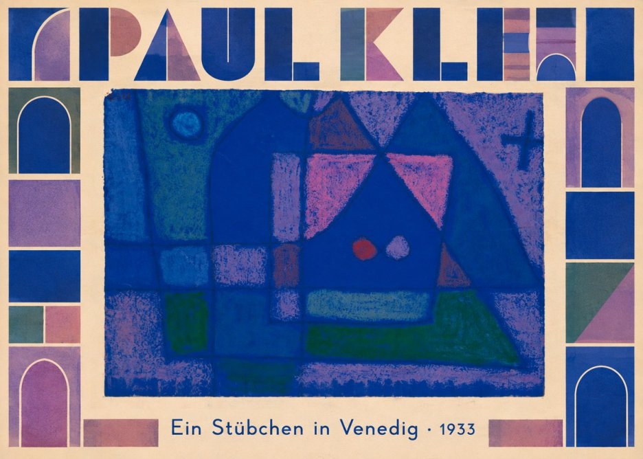 Paul Klee Ein Stübchen in Venedig No5 - Plakát