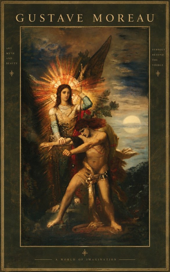 Gustave Moreau The Archangel Michael No4 - Plakát