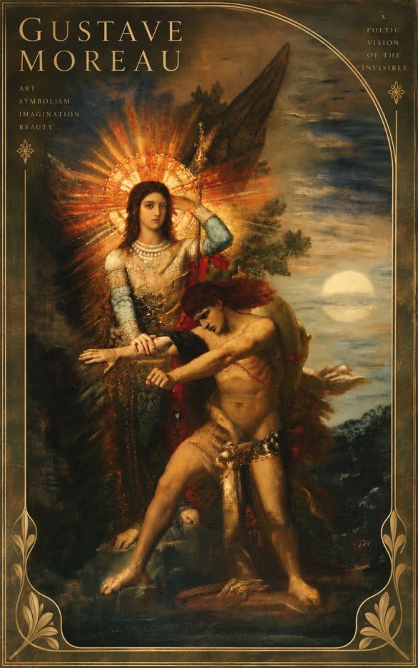 Gustave Moreau The Archangel Michael No5 - Plakát