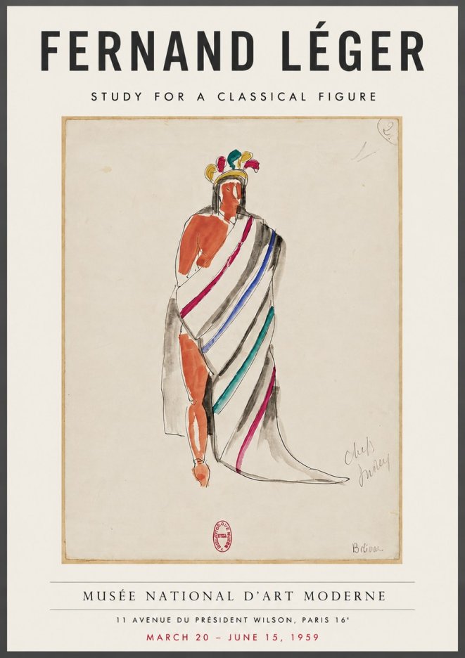 Fernand Léger Chefs Indiens No4 - Plakát
