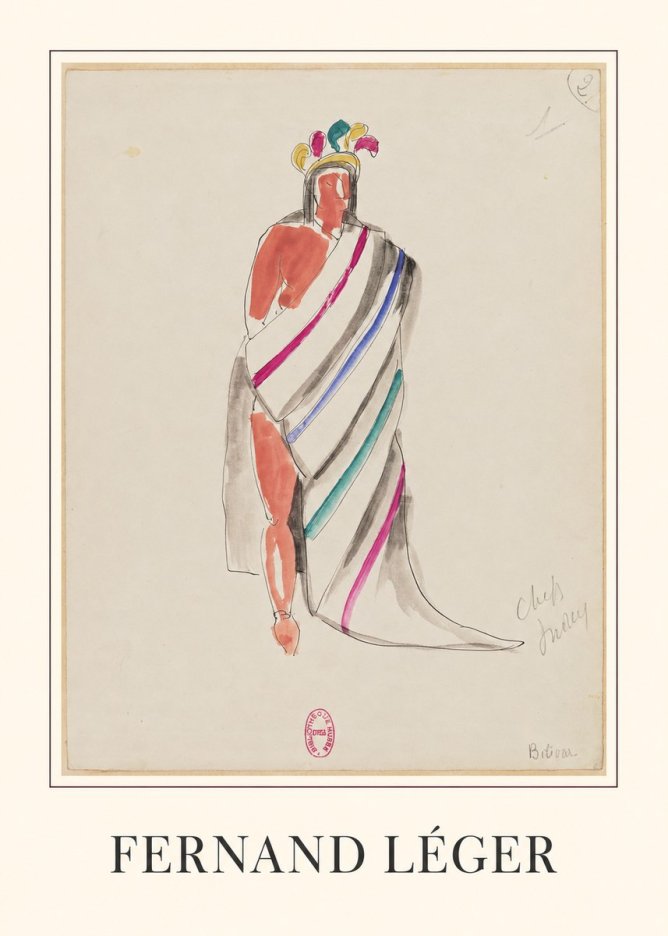 Fernand Léger Chefs Indiens No5 - Plakát