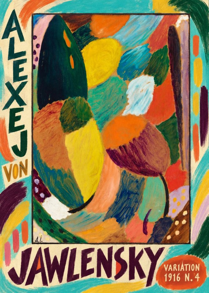 Alexej von Jawlensky Variation 1916 N.4 No6 - Plakát