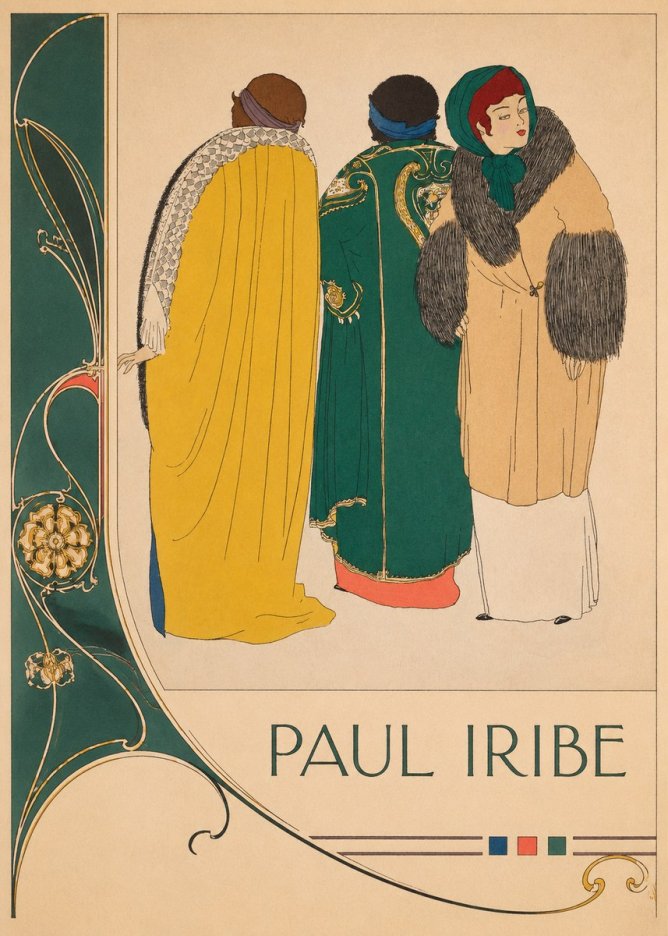 Paul Iribe Fashionable Figures No3 - Plakát