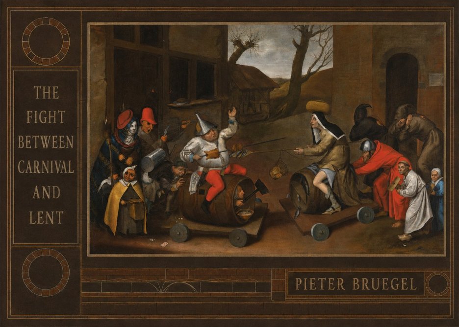 Pieter Bruegel The Fight Between Carnival and Lent IV No3 - Plakát