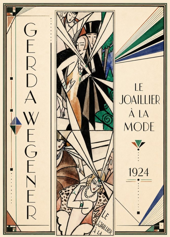 Gerda Wegener Le Joaillier À La Mode No1 - Plakát