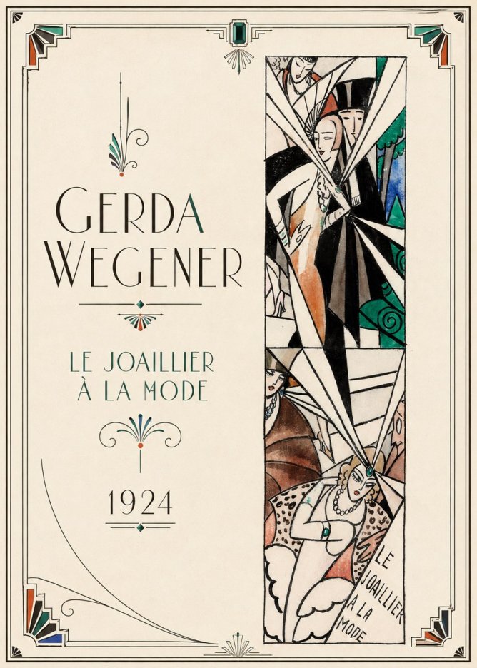 Gerda Wegener Le Joaillier À La Mode No3 - Plakát