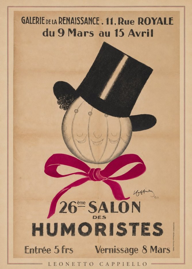 Leonetto Cappiello 26Ème Salon Des Humoristes No4 - Plakát
