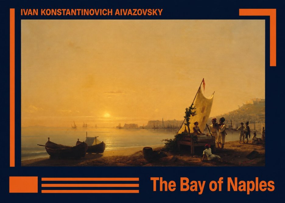 Ivan Konstantinovich Aivazovsky The Bay of Naples No2 - Plakát