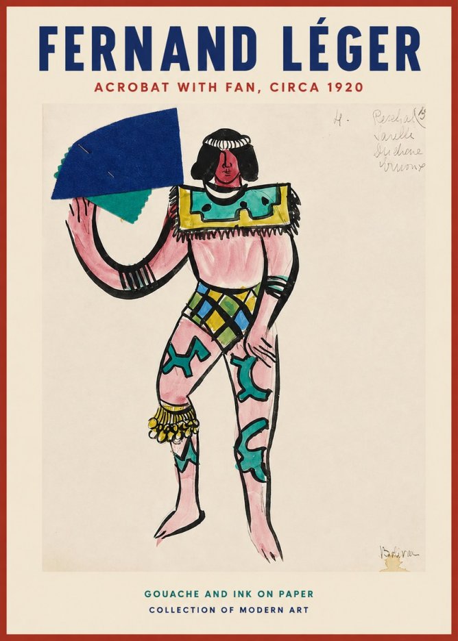 Fernand Léger Rechael Varea Duchene Breme No2 - Plakát