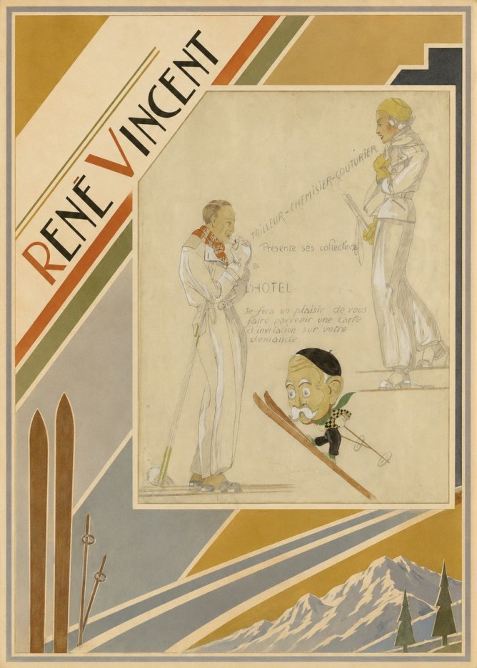 René Vincent Ttailleur-chemisier-couturier No2 - Plakát